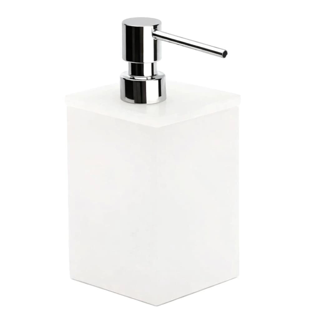Porta Sabonete Líquido de Acrílico Onom Square Branco 228ml