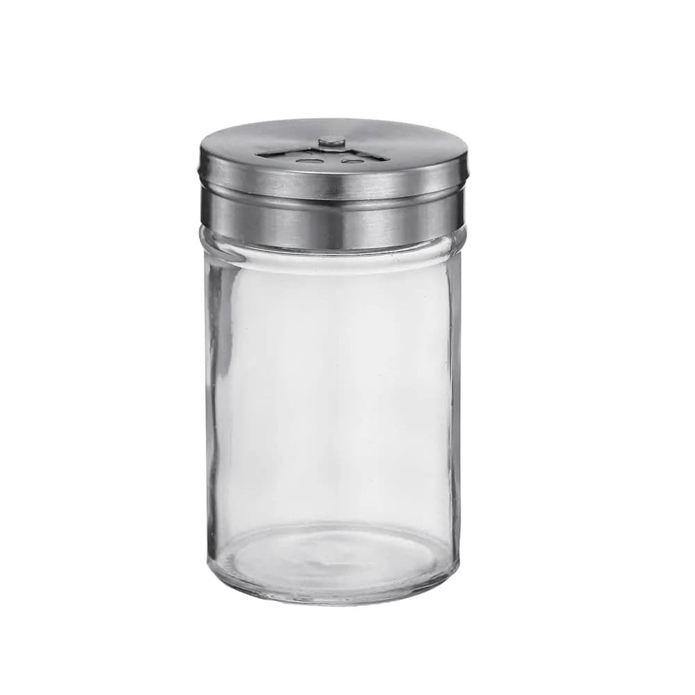 Porta Tempero com Tampa Giratória de Inox 90mL - Mozcada