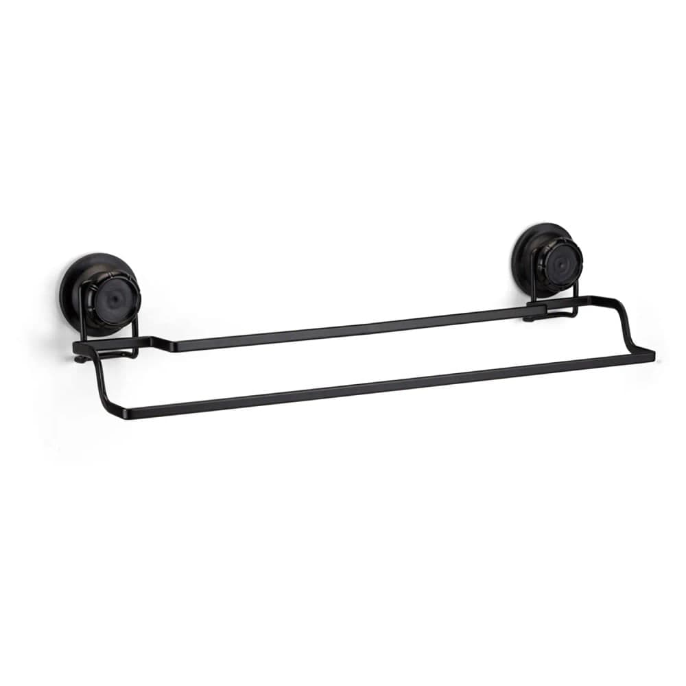 Porta Toalha de Banho com Ventosa Black - Arthi