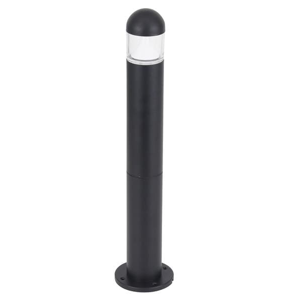 Poste de Jardim Preto LED 6W Luz Amarela 0,5m IP65 Inspire