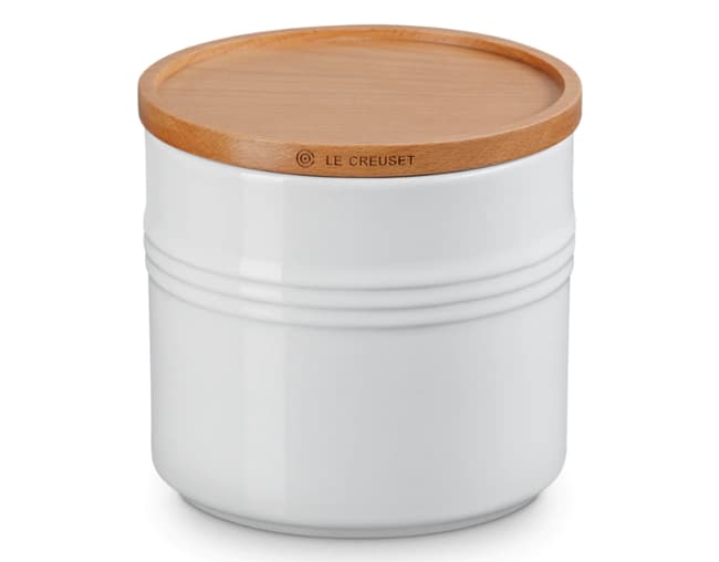 Pote com Tampa de Madeira 1,1L Le Creuset