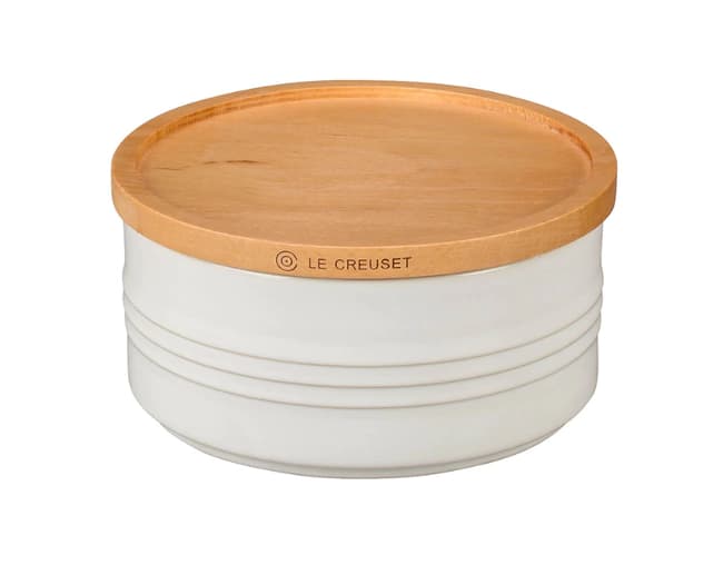 Pote com Tampa de Madeira 420ml Le Creuset