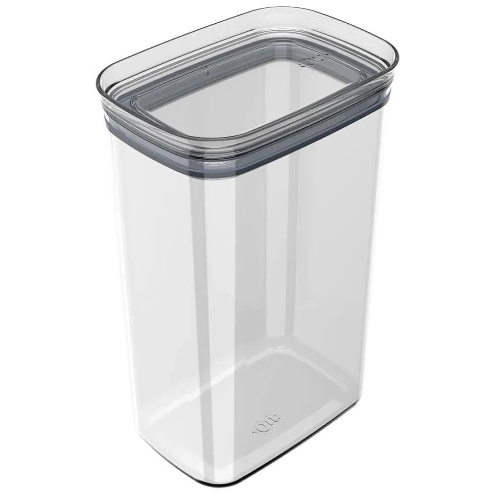 Pote Hermético Block Retangular 2,3l Natural - Ou