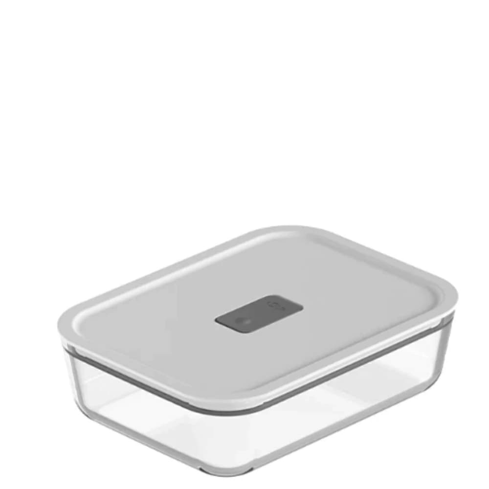 Pote Hermético de Vidro ou Fresh Lock Branco 1,25l