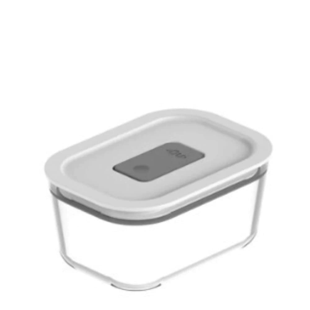 Pote Hermético de Vidro ou Fresh Lock Branco 370ml