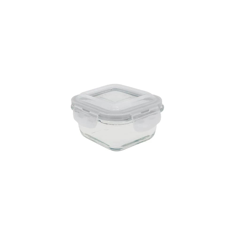 Pote Hermético Quadrado 520mL Transparente - Oikos