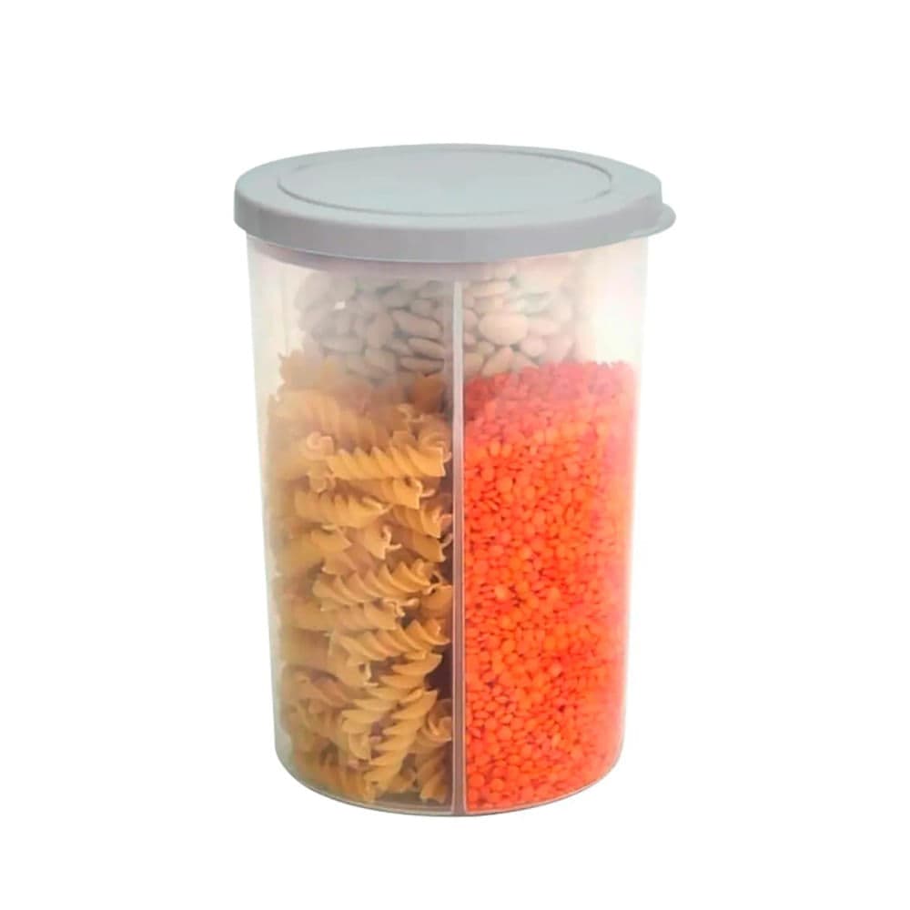 Pote Organizador 3 Divisórias 500mL - Plasvale
