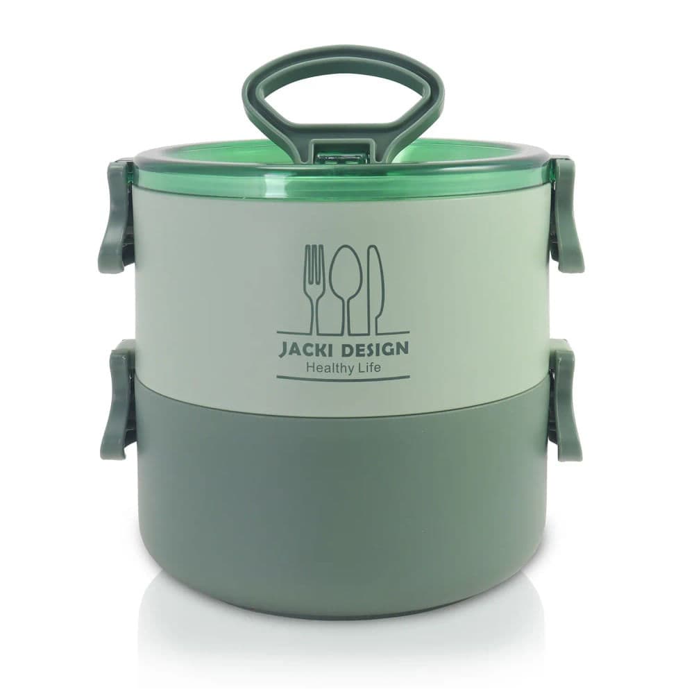 Pote para Marmita com 2 Recipientes Joy 1,6l Verde - Jacki Design