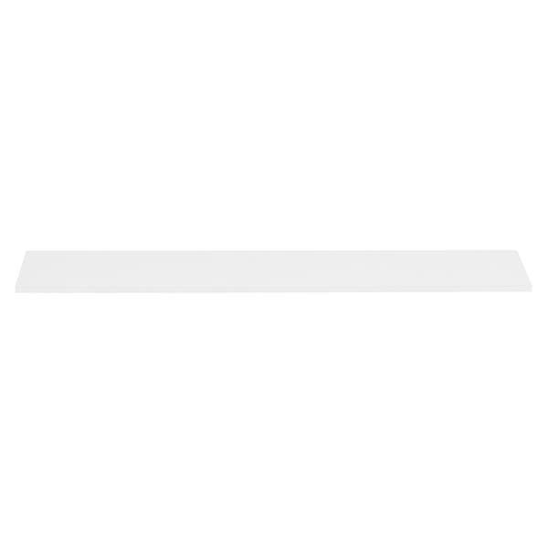Prateleira de Madeira MDP Branca 120x20cm Decoração Spaceo