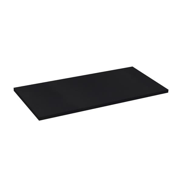 Prateleira de Madeira MDP Preta 60x30cm Spaceo