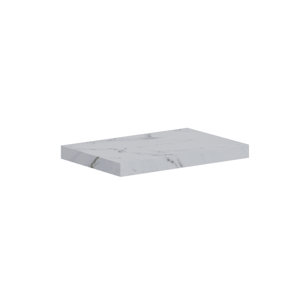 Prateleira de Porcelanato 60x40cm Branco Unique Cozimax