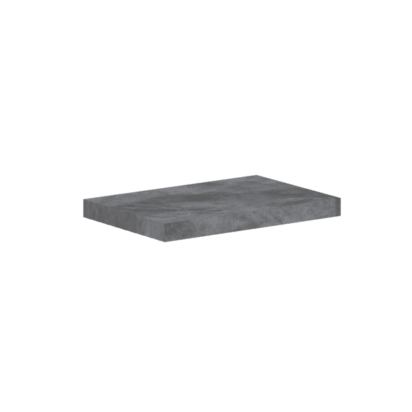 Prateleira de Porcelanato 60x40cm Cinza Unique Cozimax