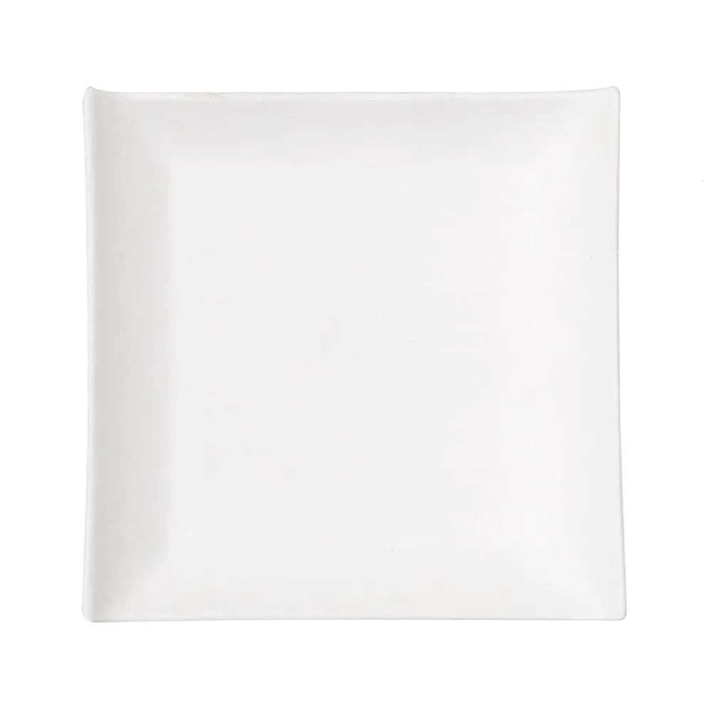 Prato de Lanche Branco 16cm Quadrado - Coza