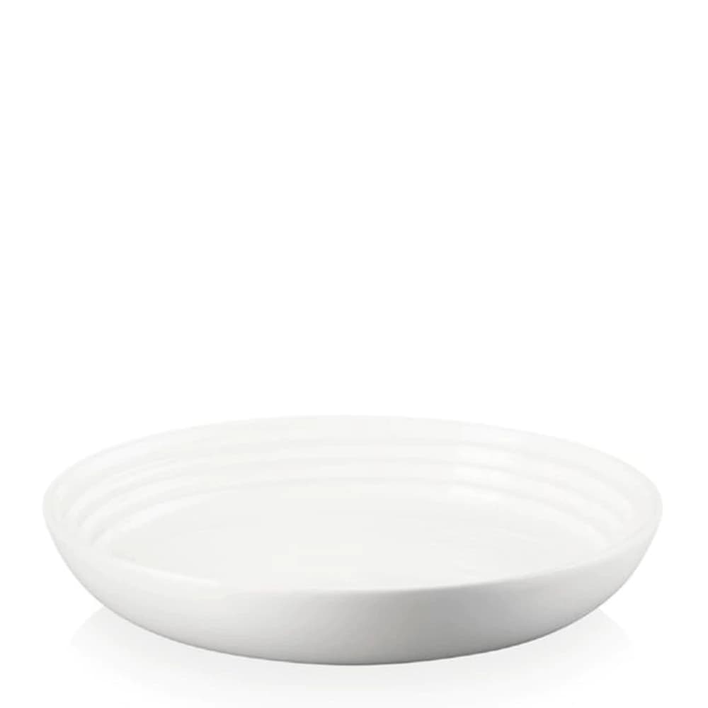 Prato Fundo de Cerâmica Le Creuset Branco 22cm