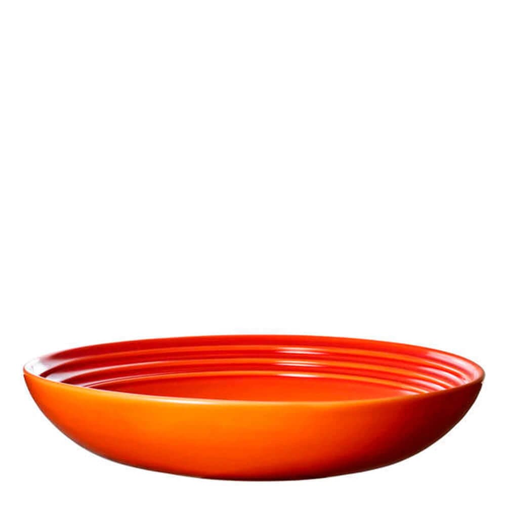 Prato Fundo de Cerâmica Le Creuset Laranja 22cm