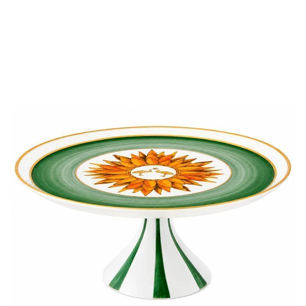 Prato para Bolo de Porcelana Vista Alegre Amazônia 17x6cm