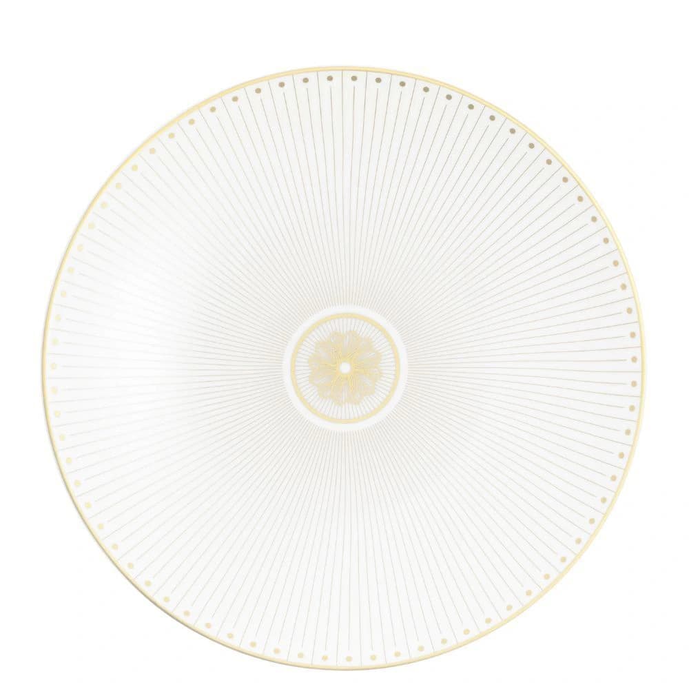 Prato para Sobremesa de Porcelana Christofle Malmaison Imperiale 21cm