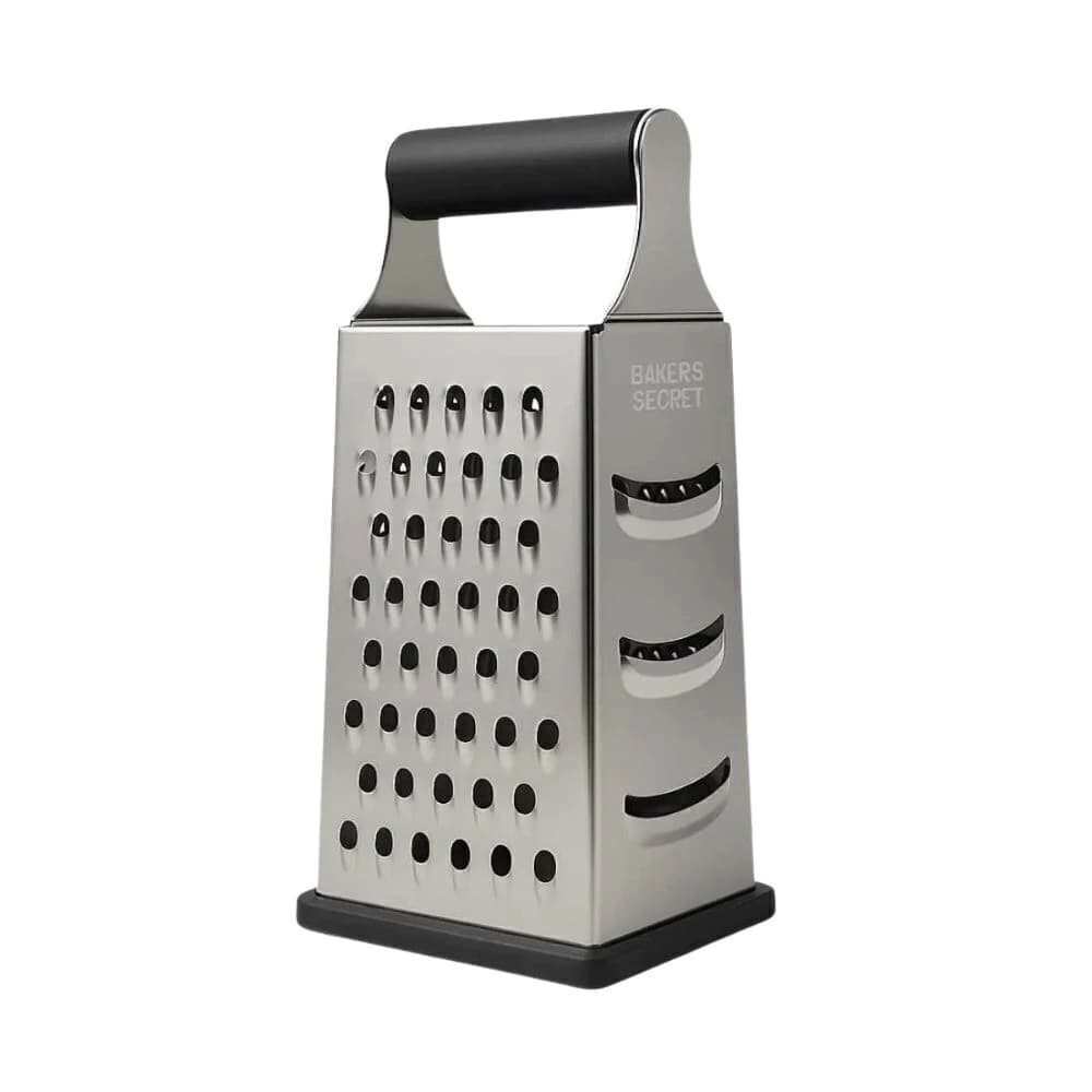 Ralador de Aço Inox 4 Faces Bakers Secret 25x10cm