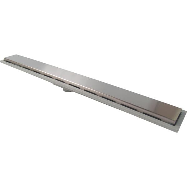 Ralo Linear de Banheiro 10,3x91,2cm ABS Bege Elleve
