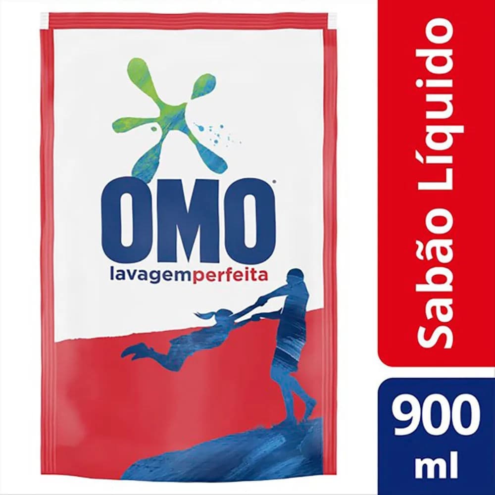 Refil Lava Roupas Lavagem Perfeita 900mL - Omo