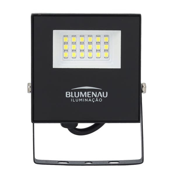 Refletor LED Luz Branca 20W 1560 Lúmens Bivolt IP66 Blumenau Iluminação