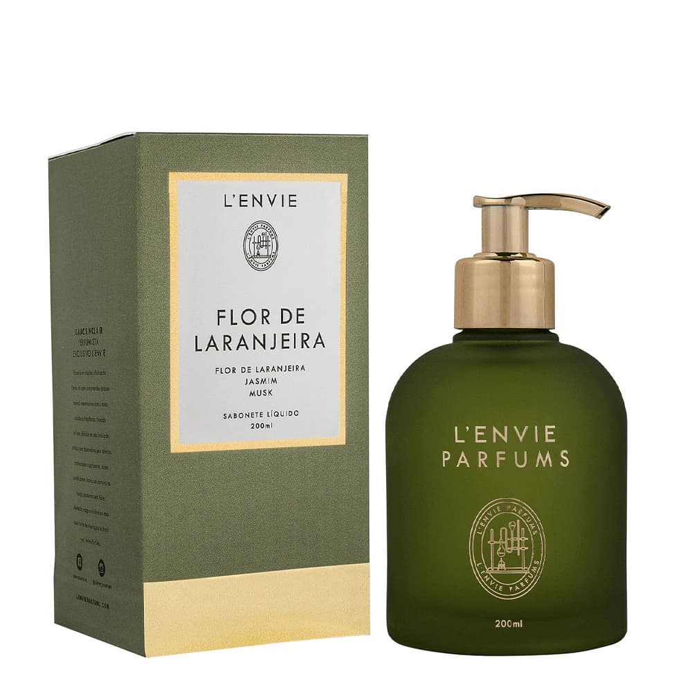 Sabonete Líquido Lenvie Elementos Flor de Laranjeira 200ml