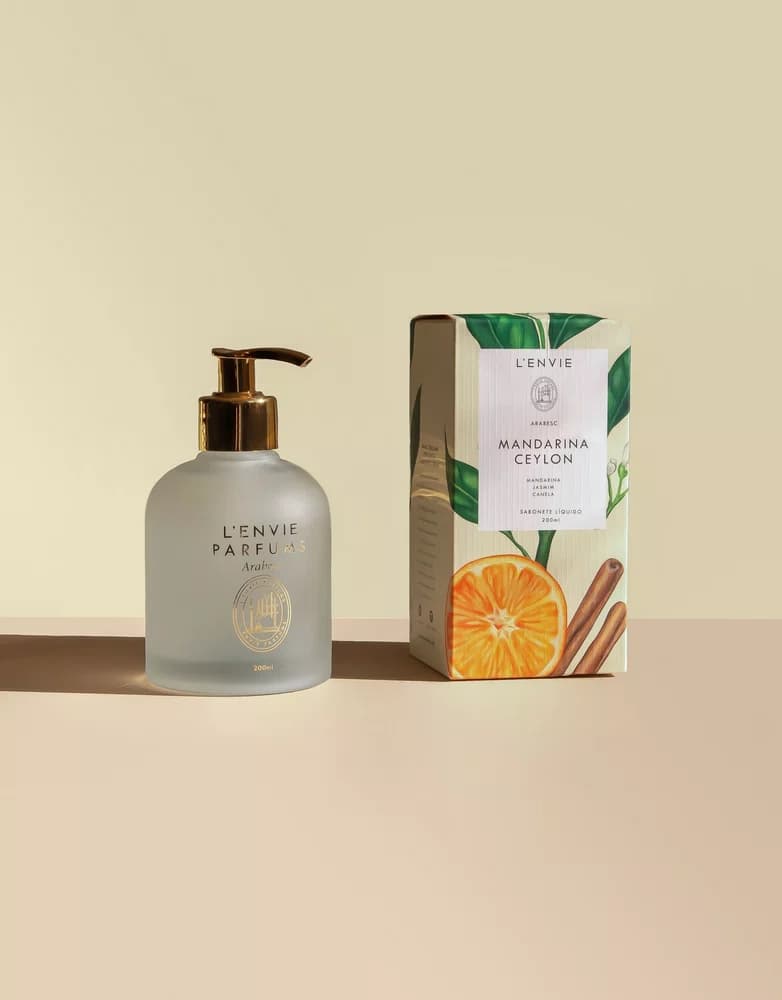 Sabonete Liquido Mandarina Ceylon Arabesc 200ml - Lenvie