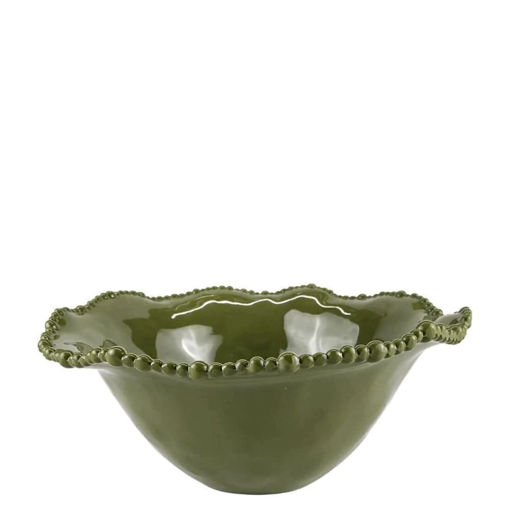 Saladeira de Melamina Beads Verde 30cm