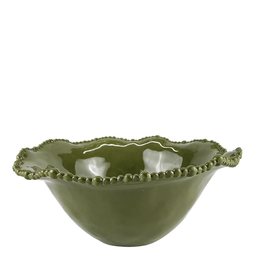Saladeira de Melamina Beads Verde 40cm