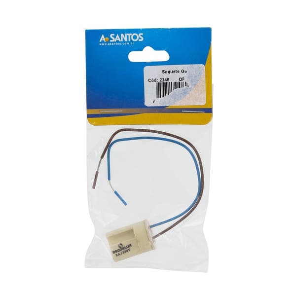 Soquete para Lâmpada G9 A.Santos