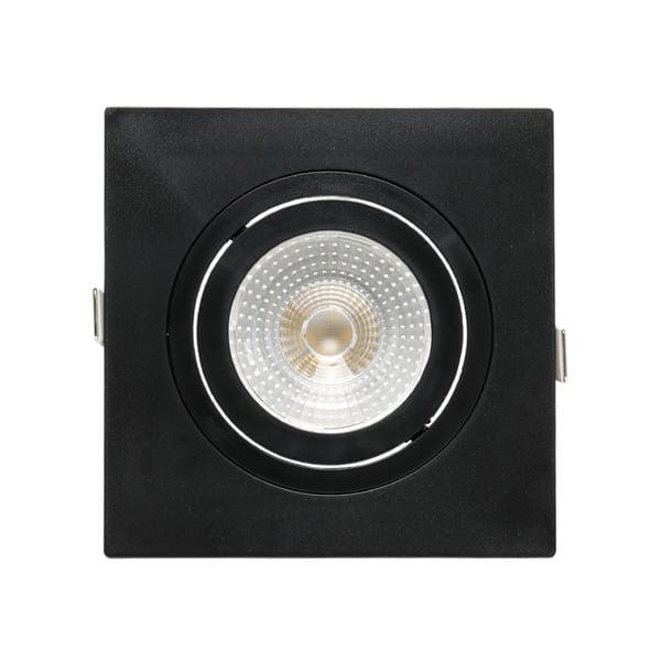 Spot de Embutir Quadrado PAR20 Preto Save Energy