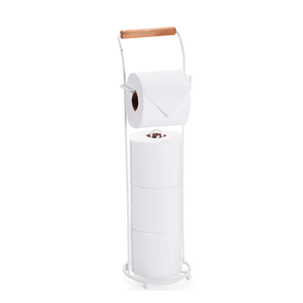 Suporte de Papel Higiênico De Chão Eco Design White - Arthi