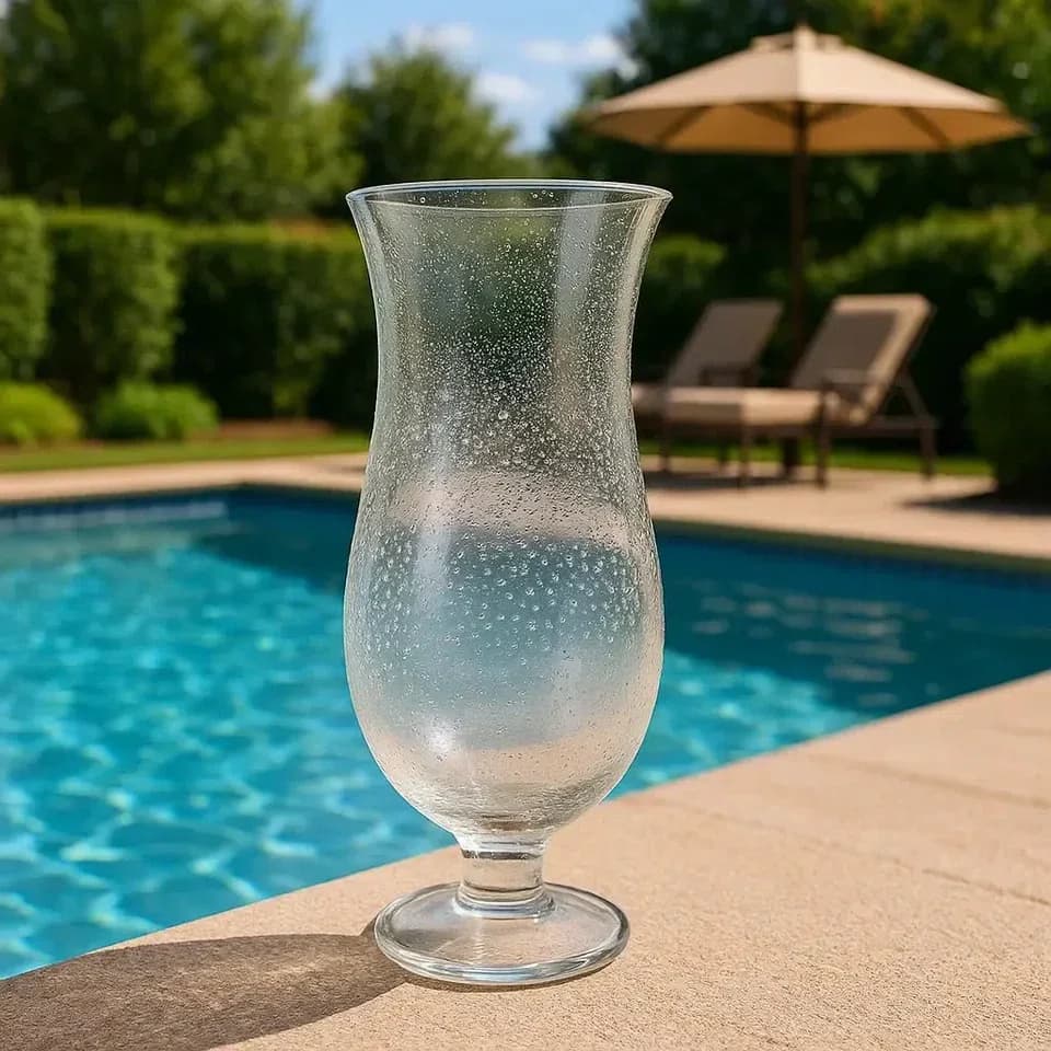 Taça Cerveja Acrílico Detalhes Bolhas Transparente - Entrecasa