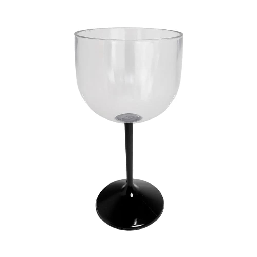 Taça de Gin 550mL Base Preta - M&ca Plásticos