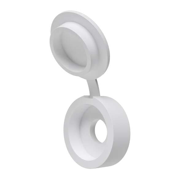 Tapa Parafuso de Encaixe 4mm Branco Standers