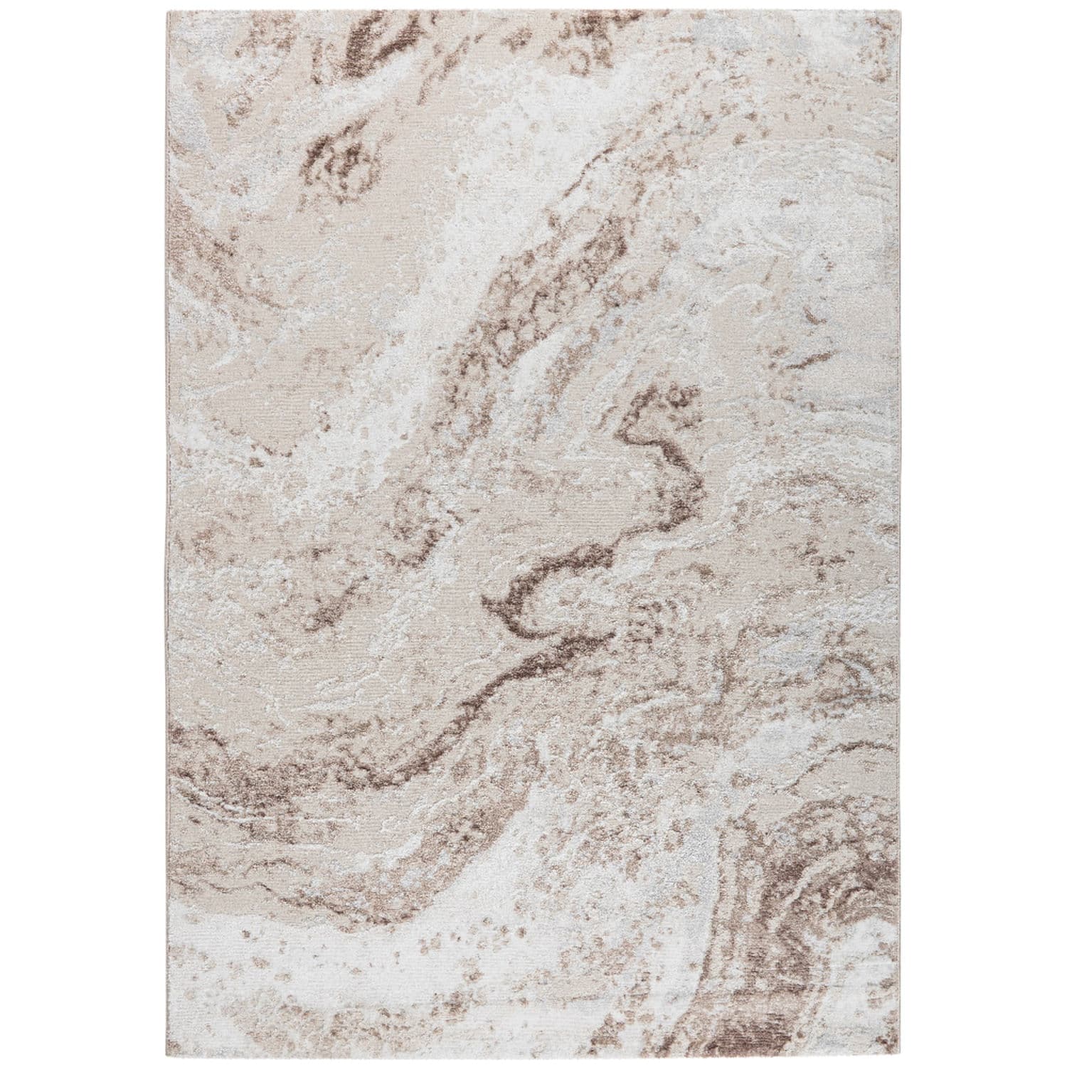 Tapete Ambience Marmorizado 04 Bege 100x140cm - Edantex