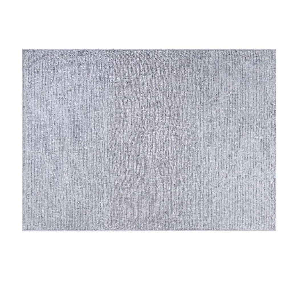 Tapete Domani Brisa 50x80cm Cinza - Têxtil J. Serrano