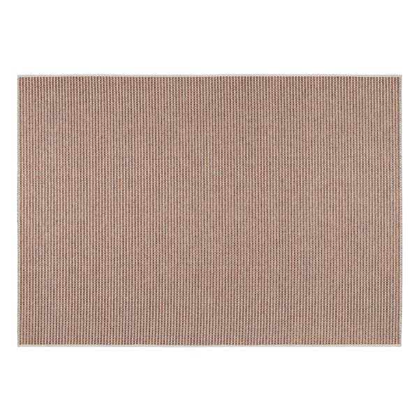 Tapete Liso Retangular Fibra Sintética Marrom Interno 1,5x2m J Serrano