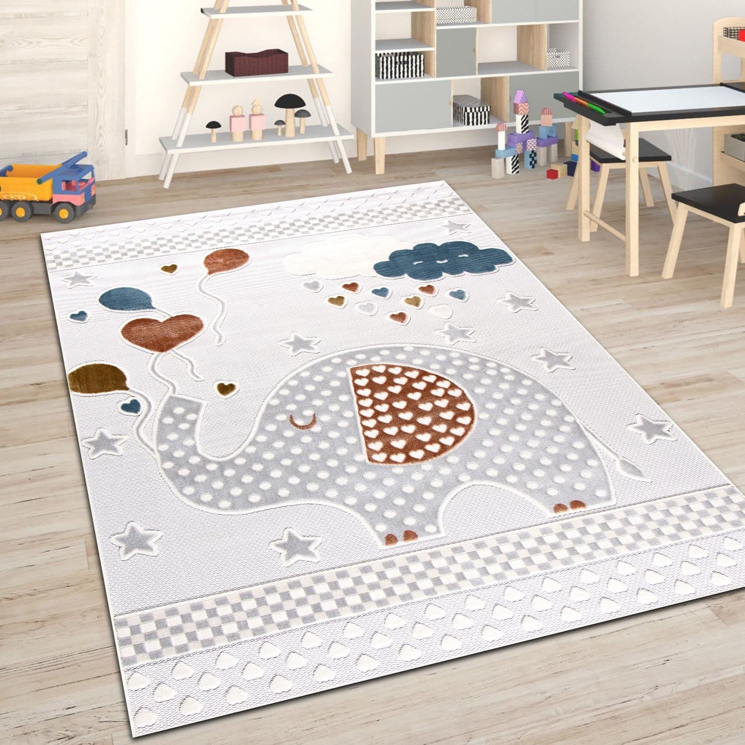 Tapete Moon para Quarto Infantil 01 100x140cm - Edantex