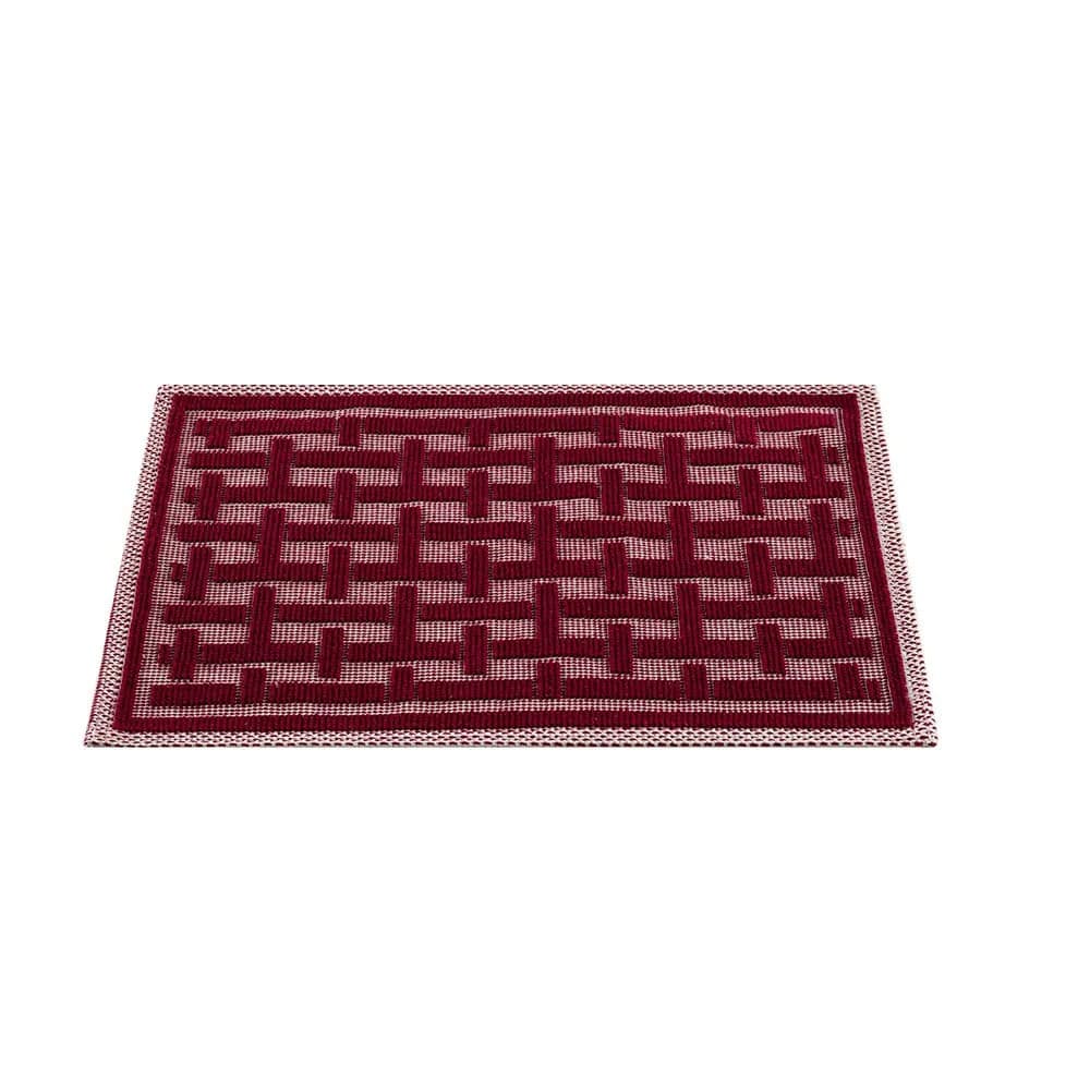 Tapete para Banheiro Retangular 40x60cm Natur Vermelho - Edantex