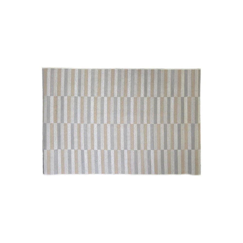 Tapete Slim Compasso 100x150cm Areia - Têxtil J. Serrano