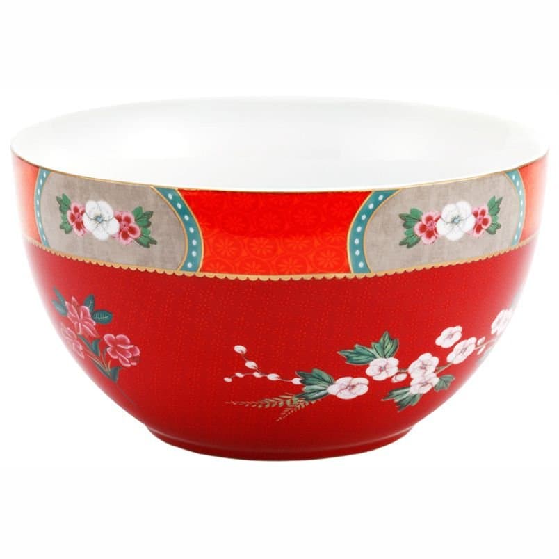 Tigela Blushing Birds Pip Studio Vermelho 18cm