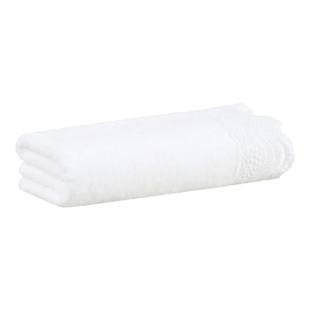 Toalha de Banho Margot Buddemeyer Luxus Branco 77 x 140 cm