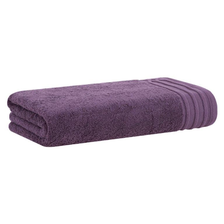 Toalha De Banho Rituali Organic Buddemeyer Luxus Lilás 0,80 x 1,40 m