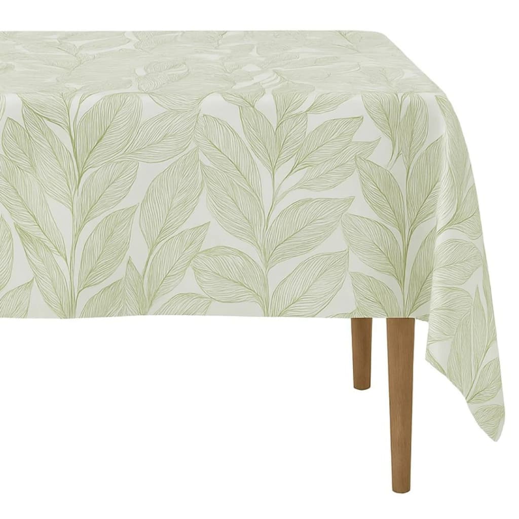 Toalha de Mesa Impermeável Auguri Casa Folha de Bananeira 160x320cm