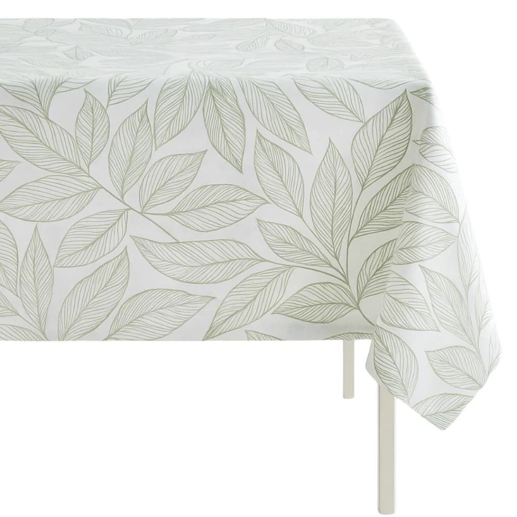 Toalha de Mesa Impermeável Quadrada Auguri Folha de Bananeira 220cm