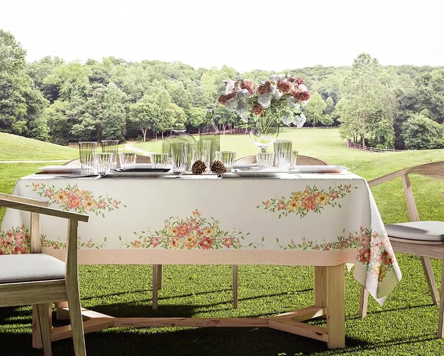Toalha de Mesa Karsten Eco Bela - Quadrada - 1.40x1.40m