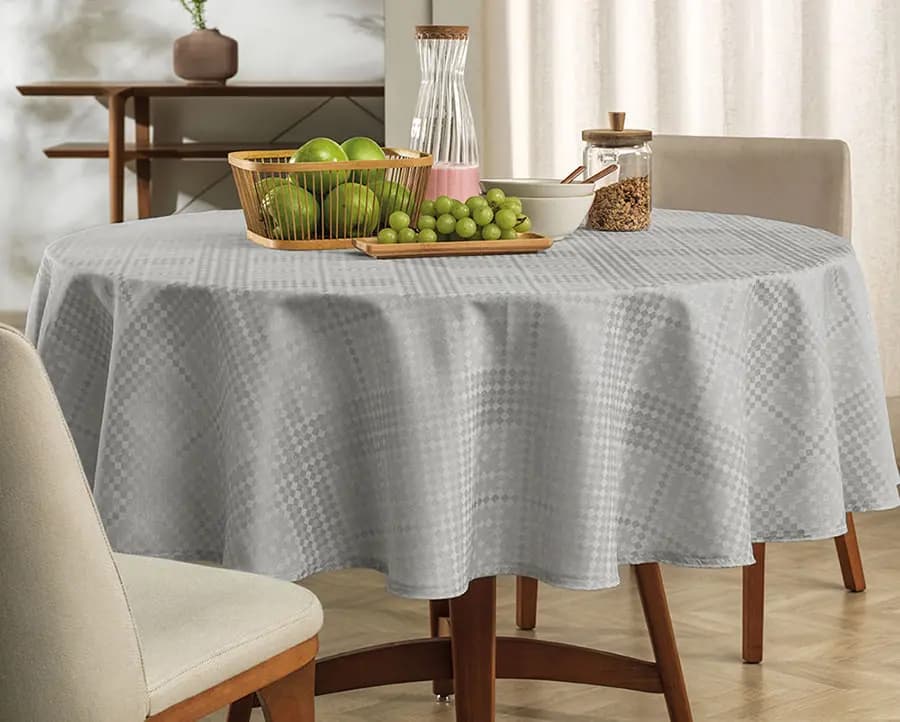 Toalha de Mesa Karsten Sempre Limpa Jacquard Beamon - Retangular - 1.60x3.20m