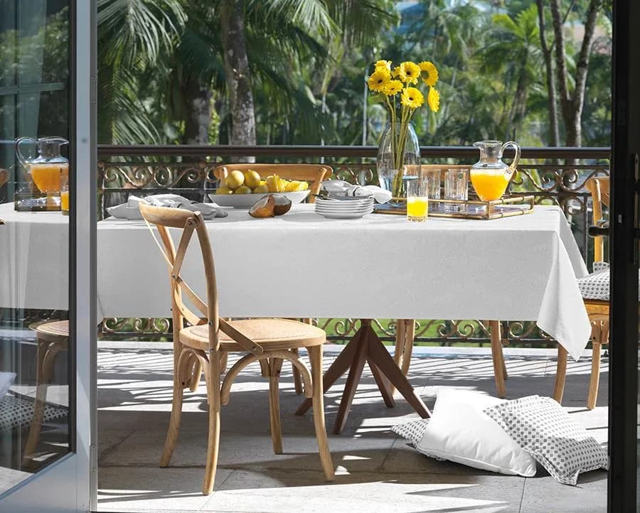 Toalha de Mesa Karsten Sempre Limpa Tropical - Retangular - 1.60x3.20m