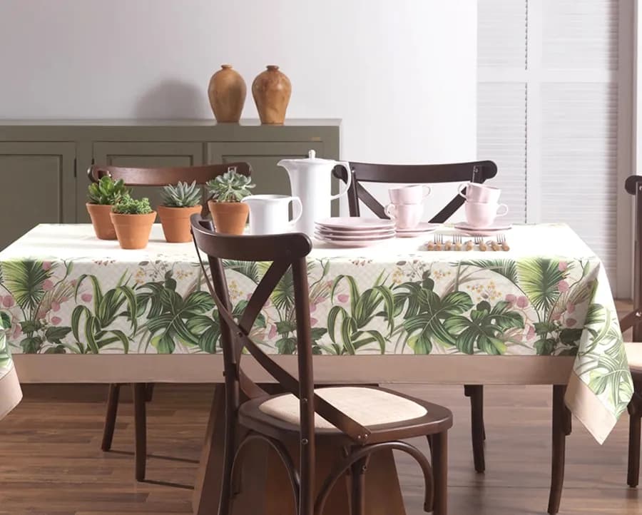 Toalha de Mesa Karsten Silvestre - Retangular - 1.40x2.10m